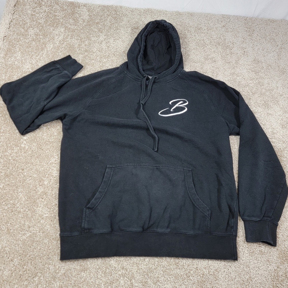 Barneys New York Black Hoodie Est 1978 Graphic Print Size Large Cotton